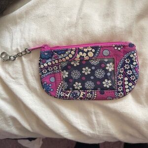 Purple Vera Bradley Card Wallet